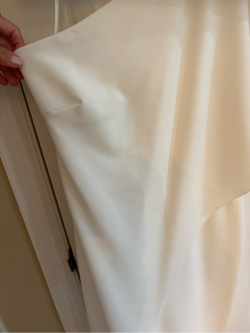 Ralph Lauren White One-Shoulder Draped Evening jumpsuit  - Elegant new - Picture 5 of 6